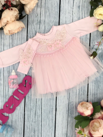 Купить оптом 160-ДР. Платье с повязкой на голову,хлопок 100 % интерлок 74,80,86 в Кирове