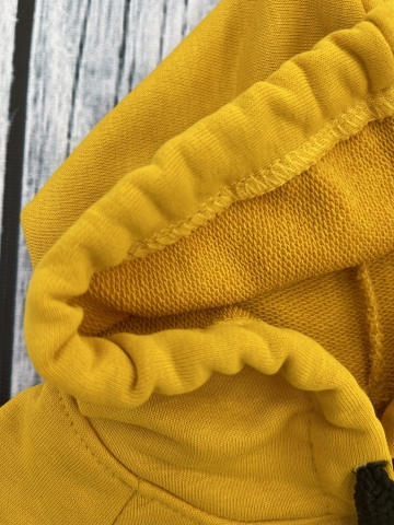 311-А. Свитшот с капюшоном + Штаны, хлопок 65%, 35% ПЭ, 3-х нитка ( без начеса) апельсин 98,104,110,116